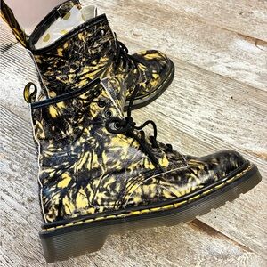 Black and Yellow Dr. Martens